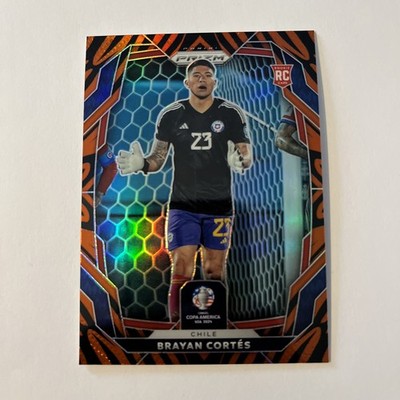 2024 panini prizm Copa America Brayan Cortes RC TIGER STRIPE SSP
