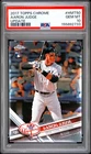 2017 TOPPS CHROME UPDATE #HMT50 AARON JUDGE PSA 10 GEM MINT