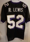Ray Lewis Signed Football Jersey JSA Authentication Baltimore Ravens