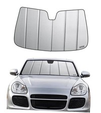Windshield Sun Shade for Porsche Caye fits Caye-nne 2004-2018 gray-safeguard