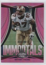 2024 Certified Immortals Pink Mirror 33/199 Bryant Young #5 HOF 16q5