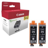 Canon PGI-35 Bk Twin-Pack Schwarz Druckerpatronen, 2Er-Set