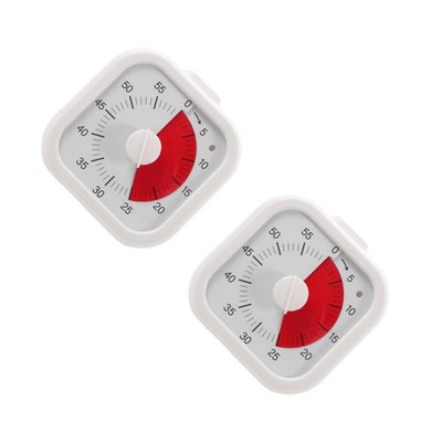 2 PCS Visuelle Uhr Kleiner Visueller Timer Küchenuhr Küchentimer Digital