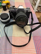 Canon AE-1 35mm SLR Film Camera with 50mm 1:1.8 Lens-TESTED WORKING