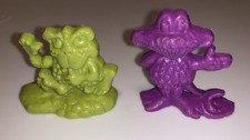 2 Ralston FREAKIES Figures Gargle  Cowmumble 1972 Monster Premium Cereal Toys