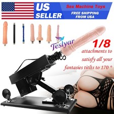 Sex Machine Gun Automatic Thrusting-Dildo-Sex Toys Masturbator with Attachments