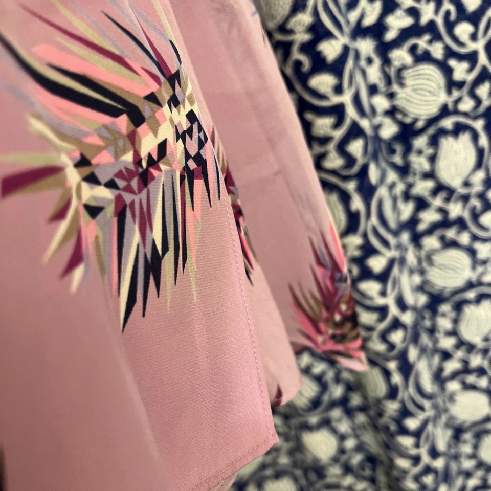 复古 INC International Concepts 100% 真丝裙 6 码粉色 Coquette Y2K — 第 2/4 张图片