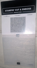 TIMBER Retired Stampin' Up 3D Embossing Folder 6" x6"