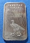 A World Wide Mint American Eagle 1 Troy Oz 999 Fine Silver Bar