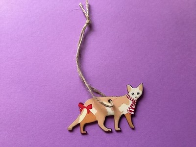 Buy a cat photo get a Christmas Ornament, Sale Helps A cat Shelter