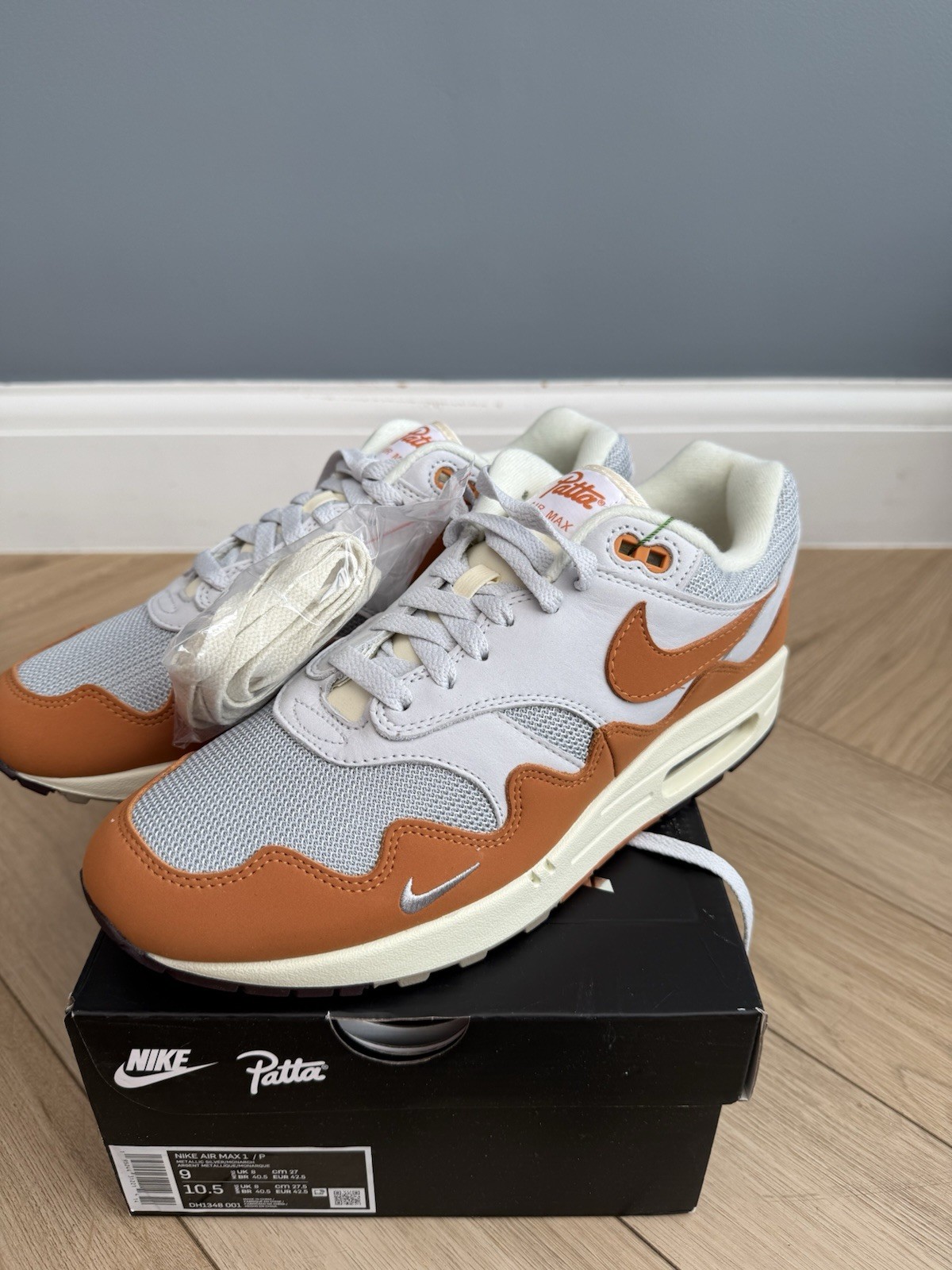 Nike Air Max 1 Patta Monarch UK Size 8 US Size 9 - BNWB image 6