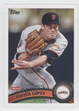 2011 Topps Emerald Nuts San Francisco Giants Javier Lopez #SFG6 0p3