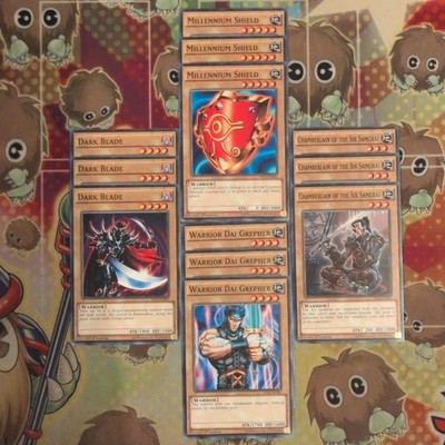 3 x 1st Ed Millennium Shield YS14-EN004 & 9cd normal Warrior Core Yugioh Mint