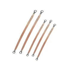 Engine Ground Straps, 10" & 13" Car Engine Ground Strap Kit, Metal 5 PCS Gold