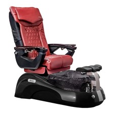 SIENA 18 LX Shiatsulogic Pedicure Chair Black/Black w/Discharge Pump, RED