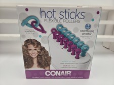 Conair Hot Sticks Flexible Rollers Tourmaline Ceramic Medium Small Rollers