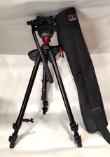 Manfrotto MVH500AH Fluid Head 755B Tripod with Carrying Bag