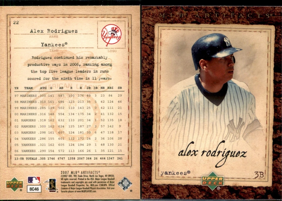 Лот бейсбольных карточек 2007 Upper Deck MLB Artifacts 16 штук - Griffey - Изображение 3 из 4