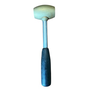 Heavy Duty Brass Hammer Mallet Steel Handle Jewellers Silver Smith Dap 1.10lbs