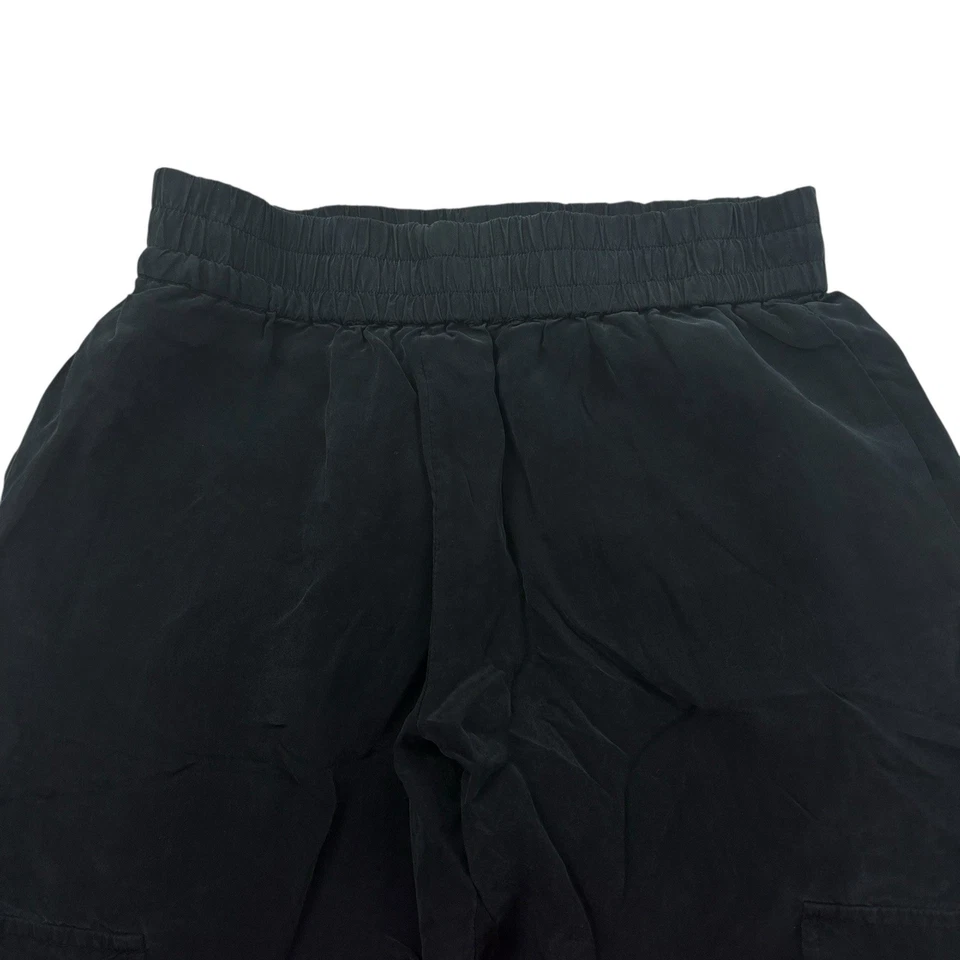 Calça Alice + Olivia Feminina Tamanho XS Preta Cargo Jogger Cintura Elástica - Imagem 3 de 4