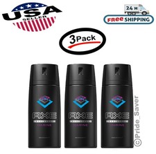  3 Pack Axe Deodorant Body Spray Marine Mens Fragrance 150ml/5.07 Oz- Free Ship