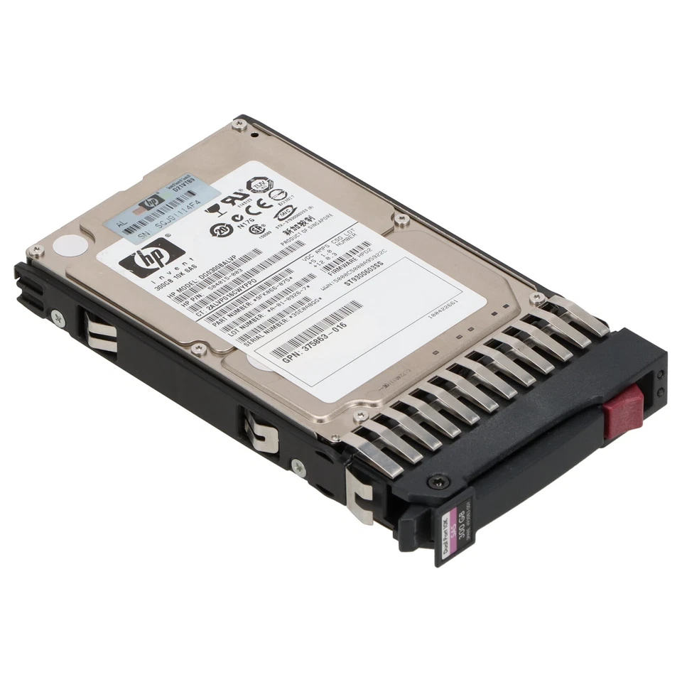 HP SAS-Festplatte 300GB 10k SAS DP SFF - 493083-001