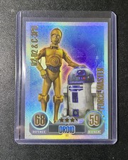 Star Wars Force Attax Serie 1 - R2-D2 & C-3PO - Holo Karte - LP/NM (kombinieren Versand)
