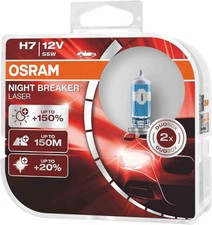 Osram Auto Halogen Glühbirne Night Breaker Laser Next Generation H7 55 W 12 V
