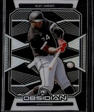 2020 Panini Chronicles Obsidian #36 Eloy Jimenez Chicago White Sox