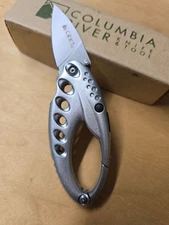 CRKT 9080S Lumabiner Carabiner Carry Knife LED Flashlight NEW DISCONTINUED