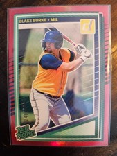 2025 Donruss Blake Burke Red Rated Prospect #179 (RC)