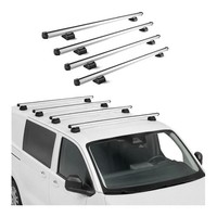 DachträGer FüR Peugeot Boxer 1994-2006 H1+H2 4-TräGer Aluminium Silber
