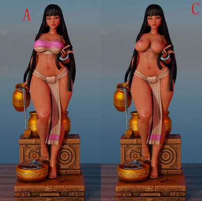Chel 2 Vers Sexy Beauty Unpainted 3D Printing Resin Kits Figurine Anime Model Gk