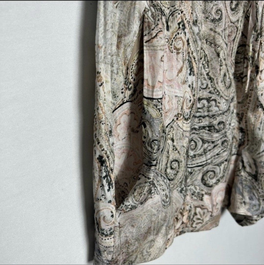 Zara Basic Paisley Printed Shorts - image 5