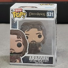 Funko Bitty Pop! LOTR Aragorn RARO 1/3 PERSECUCIÓN - Mini Figura en excelente estado