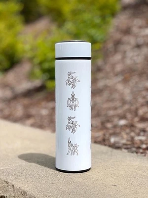 Arceus Coffee Tumbler Waterbottle with Tea Infuser, Sinnoh Legendary Legends - Image 1 of 4