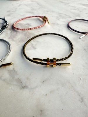 Stainless Steel Bracelet H Logo Link Chain Different Color Options