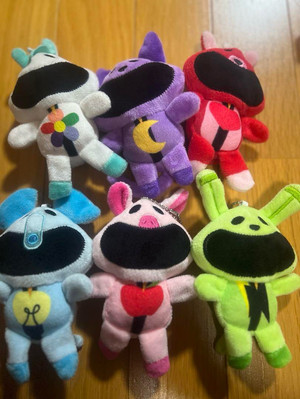 Poppy Playtime Smiling Critters Character Plush Keychain Set of 15