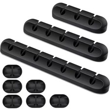 Cable Holder Clips Cable Management Cord Organizer Clips Silicone for USB Chargi