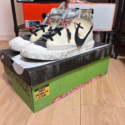 Men 12.0US Readymade Nike Blazer Mid White
