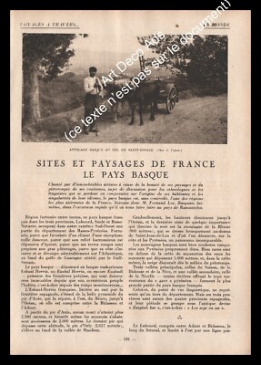 1930 The Basque Country, The Basque Country