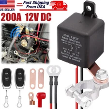 Car Battery Disconnect Switch Remote Control Power Kill Master Isolator Cut Off