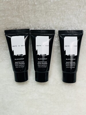 LOT OF 3 Smith & Cult Blackdrop Mattifying Face Primer 0.35oz/10g Ea Travel Size