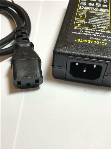 48 V 2 A 2000 mA AC-DC Schaltadapter Desktop Netzteil 5,5 mm x 2,1 mm/2,5 mm - Bild 4 von 5