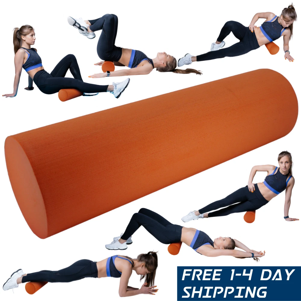 High-Density Foam Roller for Massage, Muscle Recovery + BONUS CARRY CASE
Opens in a new window or ta
