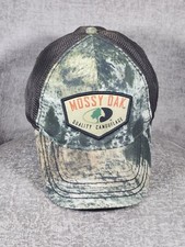 Mossy Oak Camo Trucker Hat L/XL Stretch Fit Mesh Back Quality Camouflage Cap