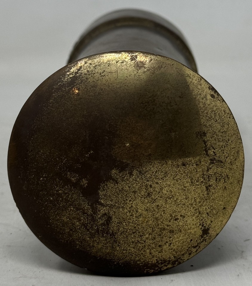 Vintage Brass Mail Box Bank Royal ER Post Office England Heavy 2.5 lbs