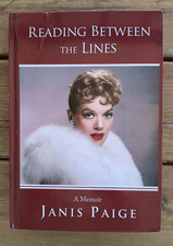 Janis Paige Memoir Reading Between The Lines HC 2020 Actress Hollywood Singer