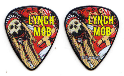 Lynch Mob George Lynch Signature Shadow Train Black Guitar Pick #2 - 2018 Dokken