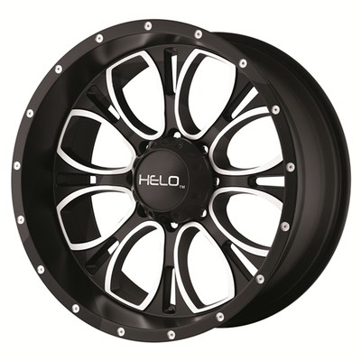 17 inch Black Wheels Rims 6 lug Helo 
